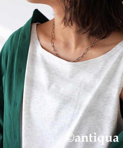 antiqua（アンティカ）の「オーガニックコットン ボートネックタンクトップ（タンクトップ・レディース・ブラック/ベージュ/ブラウン/オフホワイト/カーキ/オートミール/アッシュ/オレンジ/ダークグリーン/マスタード/ライトパープル/グリーン/ピンク/パープル・M/L/XL/XXL）」の15枚目の写真