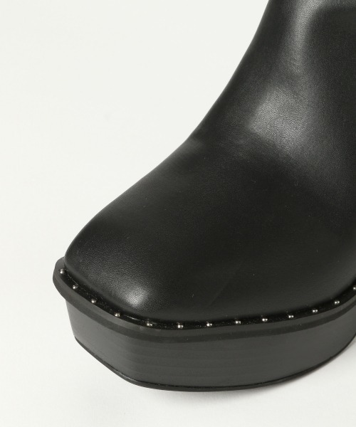 PAGEBOY(ページボーイ)の「ヘビーソールスタッズブーツ(ミドルブーツ)(ブーツ・レディース・ブラック/ブラウン/パイソン・MEDIUM/LARGE)」の9枚目の写真
