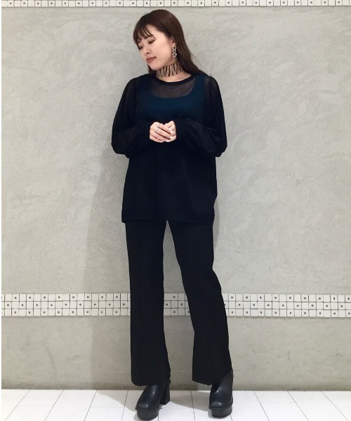 PAGEBOY(ページボーイ)の「ヘビーソールスタッズブーツ(ミドルブーツ)(ブーツ・レディース・ブラック/ブラウン/パイソン・MEDIUM/LARGE)」の14枚目の写真