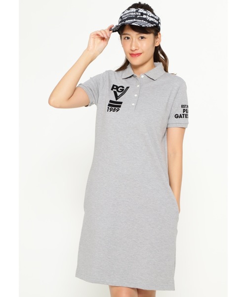 Pearly Gates 鹿の子インレイ 半袖ワンピース ワンピース Pearly Gates パーリーゲイツ のファッション通販 Zozotown