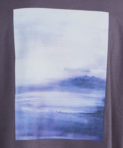 WEGO（ウィゴー）の「WEGO/グラフィックアートビッグシルエットロンT（Tシャツ/カットソー・メンズ・パープル系その他/スミクロ/ベージュ系その他・MEDIUM/LARGE）」の18枚目の写真