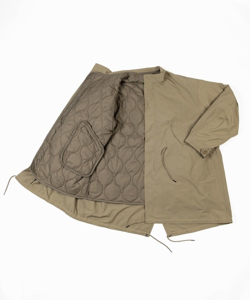 Ressaca(レサーカ)の「【コート/ライナー2点セット】60/40クロス ライナー脱着 M-51スタンドモッズコート / キルティングジャケット /ミリタリージャケット / M65(モッズコート・メンズ・ブラック/ベージュ/カーキ/カーキオリーブ・M/L)」の15枚目の写真