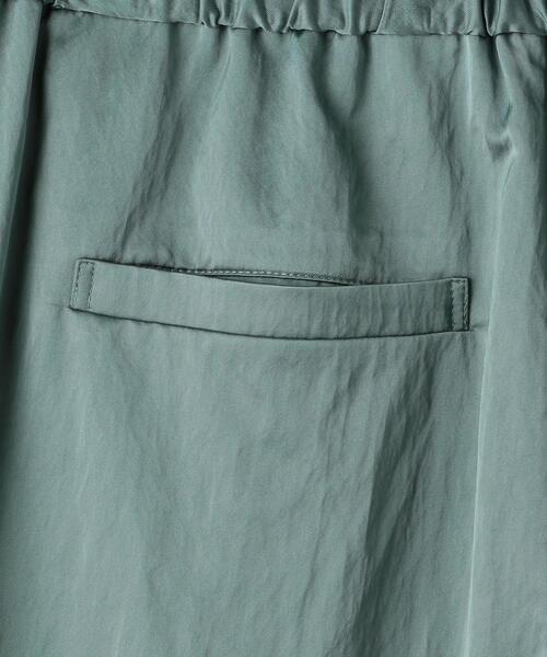 BEAUTY&YOUTH UNITED ARROWS（ビューティーアンドユースユナイテッドアローズ）の「BY サテンバックゴムタックテーパードパンツ（その他パンツ・レディース・ブラック/ベージュ/ライム/マスタード/ライラック/ピンク・SMALL/MEDIUM）」の15枚目の写真