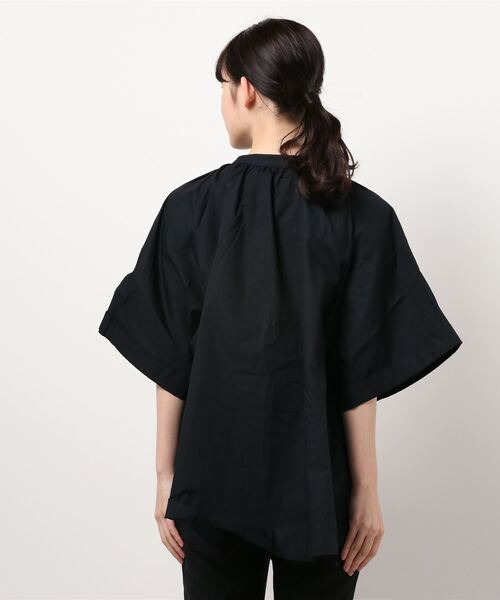 coca（coca）（コカ）の「コットン ギャザーワイドスリーブシャツ（シャツ/ブラウス・レディース・ホワイト/ブラック・ONE SIZE）」の16枚目の写真