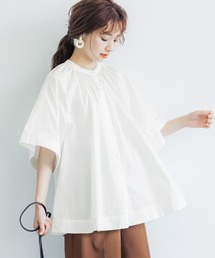 coca（coca） | コットン ギャザーワイドスリーブシャツ(シャツ/ブラウス)