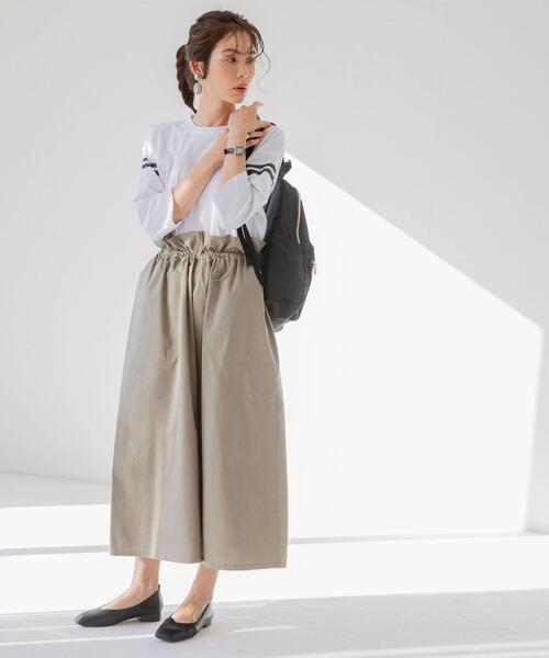 coen（コーエン）の「UVカット機能付きSAコットン7分袖フットボールTシャツ（Tシャツ/カットソー・レディース・ホワイト/ケリー/ブラック・FREE）」の7枚目の写真