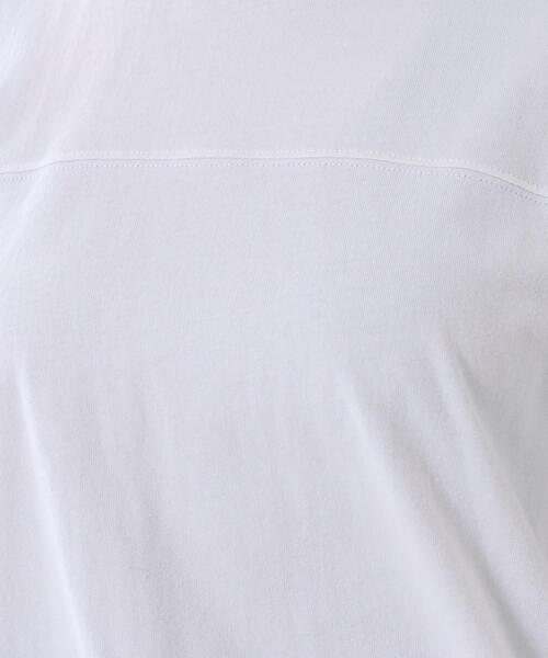 coen（コーエン）の「UVカット機能付きSAコットン7分袖フットボールTシャツ（Tシャツ/カットソー・レディース・ホワイト/ケリー/ブラック・FREE）」の12枚目の写真