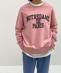 ottilie | サイドスリットプリントスウェット(スウェット)