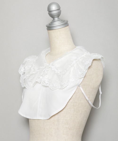 AS KNOW AS PINKY（アズノゥアズピンキー）の「透け衿付けちゃう裏毛プルオーバー（スウェット・レディース・ブラック/アイボリー/杢グレー/ライトピンク・FREE）」の14枚目の写真