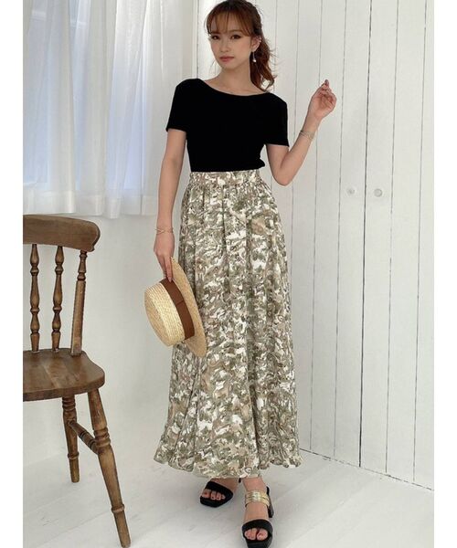 RESEXXY（リゼクシー）の「ゴールドラインべっ甲ヒールサンダル（サンダル・レディース・ブラック/ベージュ/オフホワイト・SMALL/MEDIUM/LARGE）」の21枚目の写真