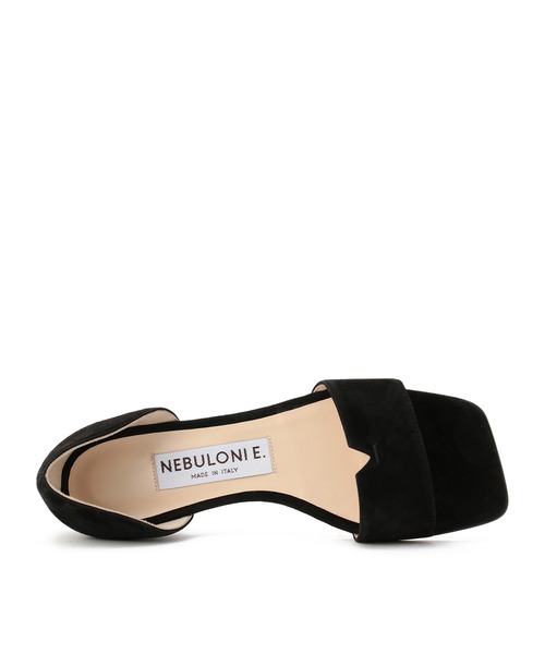 NEBULONI E ネブローニ 黒 スエード サンダル size36 靴