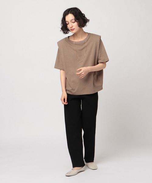 etre tokyo リブニットサイクリングパンツ