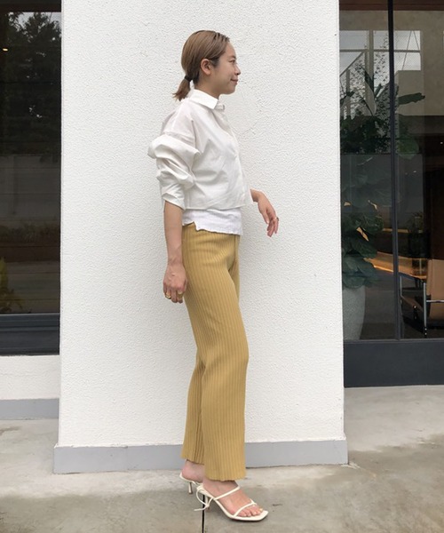 ETRE TOKYO（エトレトウキョウ）の「ランダムリブニットパンツ