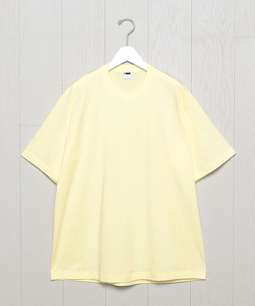 H　BEAUTY&YOUTH UNITED ARROWS（エイチビューティーアンドユースユナイテッドアローズ）の「＜H＞COTTON CREW NECK T-SHIRT/Tシャツ（Tシャツ/カットソー・メンズ・ホワイト/オリーブ/ダークグリーン/ベージュ/ブラック/ダークグレー/クリーム/その他1/ネイビー・SMALL/LARGE/MEDIUM/XL）」の5枚目の写真