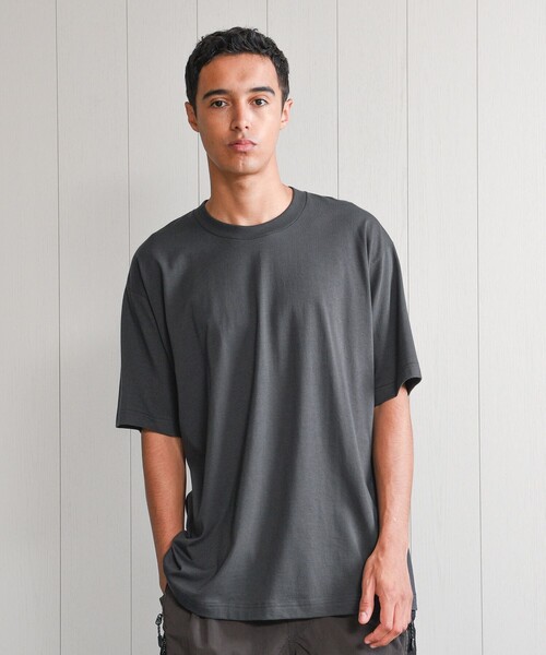 H　BEAUTY&YOUTH UNITED ARROWS（エイチビューティーアンドユースユナイテッドアローズ）の「＜H＞COTTON CREW NECK T-SHIRT/Tシャツ（Tシャツ/カットソー・メンズ・ホワイト/オリーブ/ダークグリーン/ベージュ/ブラック/ダークグレー/クリーム/その他1/ネイビー・SMALL/LARGE/MEDIUM/XL）」の21枚目の写真