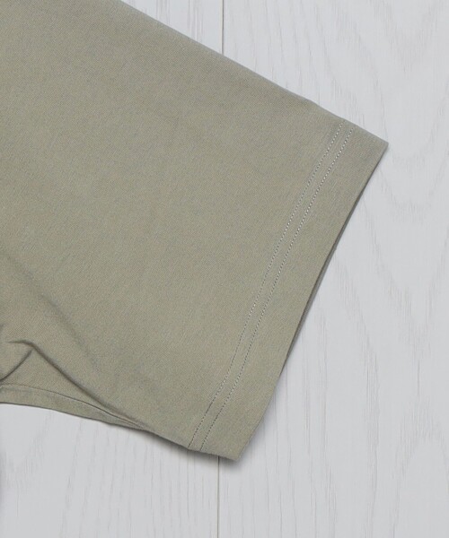H　BEAUTY&YOUTH UNITED ARROWS（エイチビューティーアンドユースユナイテッドアローズ）の「＜H＞COTTON CREW NECK T-SHIRT/Tシャツ（Tシャツ/カットソー・メンズ・ホワイト/オリーブ/ダークグリーン/ベージュ/ブラック/ダークグレー/クリーム/その他1/ネイビー・SMALL/LARGE/MEDIUM/XL）」の11枚目の写真
