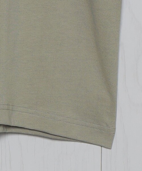H　BEAUTY&YOUTH UNITED ARROWS（エイチビューティーアンドユースユナイテッドアローズ）の「＜H＞COTTON CREW NECK T-SHIRT/Tシャツ（Tシャツ/カットソー・メンズ・ホワイト/オリーブ/ダークグリーン/ベージュ/ブラック/ダークグレー/クリーム/その他1/ネイビー・SMALL/LARGE/MEDIUM/XL）」の12枚目の写真
