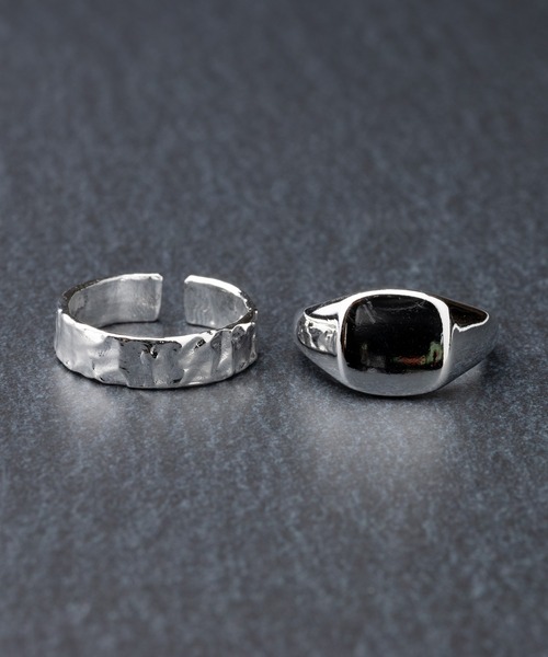 REBALANCE(リバランス)の「リング2点セット【(サイズ調整可能)】(リング・メンズ・A/B/C/D/E/F/G/H/I/J/K/L/M/N/O/S/P/Q/R/Z/W/X/Y/T/U/V/その他6/その他1/その他/その他3/その他4/その他5/その他2・FREE)」の15枚目の写真