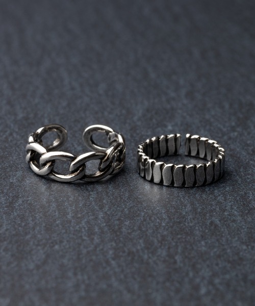 REBALANCE(リバランス)の「リング2点セット【(サイズ調整可能)】(リング・メンズ・A/B/C/D/E/F/G/H/I/J/K/L/M/N/O/S/P/Q/R/Z/W/X/Y/T/U/V/その他6/その他1/その他/その他3/その他4/その他5/その他2・FREE)」の19枚目の写真