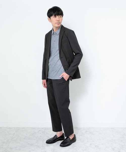 URBAN RESEARCH ROSSO MEN(アーバンリサーチロッソメン)の「SOLOTEX4WAYストレッチイージーパンツ(スラックス・メンズ・ネイビー/カーキ/ベージュ/グレー/ブラック・LARGE/SMALL/MEDIUM/X-LARGE)」の12枚目の写真