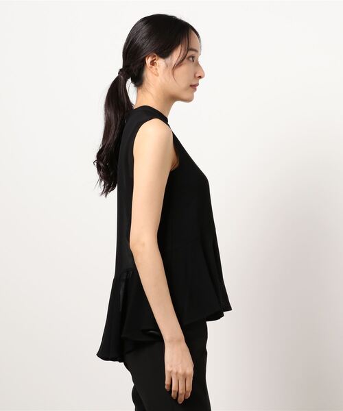 Luftrobe（ルフトローブ）の「《Luftrobe》フリルシアーカットソー（Tシャツ/カットソー・レディース・ホワイト/ブラック/ピンク・9号/7号）」の13枚目の写真