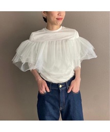 BEARDSLEY | 《VVTIAN》チュールカットソー(Tシャツ/カットソー)