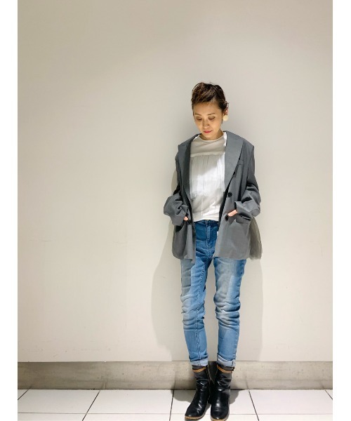 BEARDSLEY（ビアズリー）の「《VVTIAN》チュールカットソー（Tシャツ/カットソー・レディース・ブラック/ホワイト・FREE）」の17枚目の写真