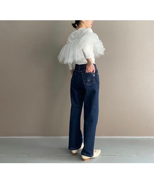 BEARDSLEY（ビアズリー）の「《VVTIAN》チュールカットソー（Tシャツ/カットソー・レディース・ブラック/ホワイト・FREE）」の21枚目の写真