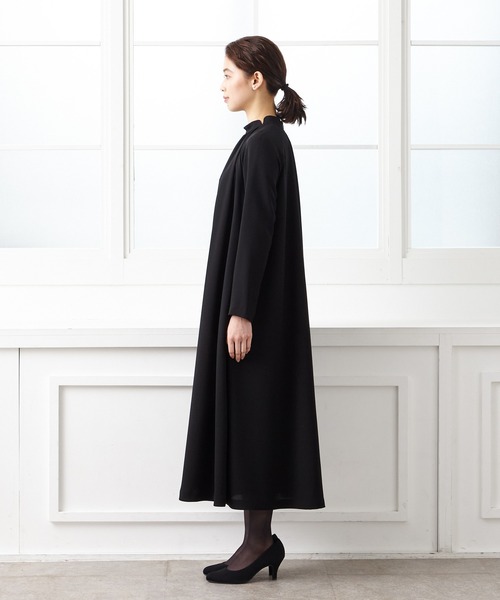 AIMER（エメ）の「【喪服】ラグランスリーブテントラインブラック