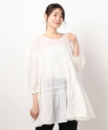 Samansa Mos2 | ティアードチュニック(シャツ/ブラウス)