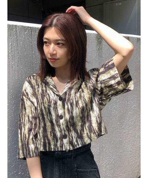 EMODA（エモダ）の「ウェーブテクスチャーシャツ（シャツ/ブラウス・レディース・ブラック/その他1/その他・FREE）」の11枚目の写真