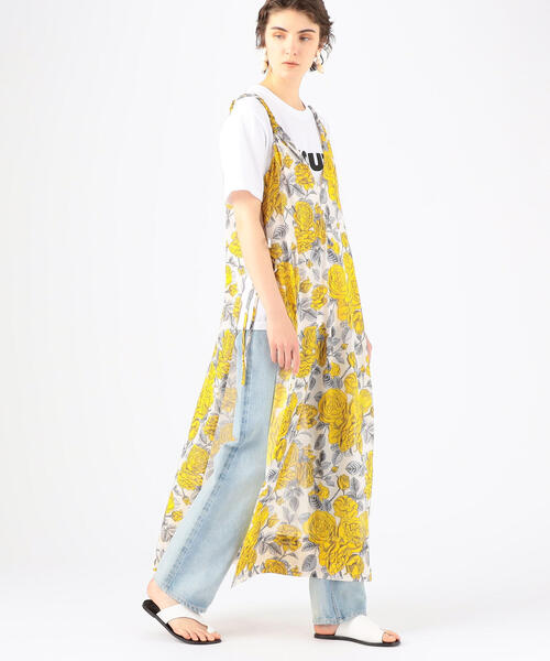 セール Ganni コットン フラワープリントキャミソールワンピース ワンピース Tomorrowland トゥモローランド のファッション通販 Zozotown
