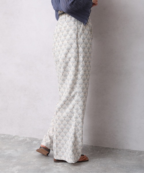 ap retro（アプレトロ）の「ウエスト配色スラックスパンツ【ZOZO限定アイテム】（その他パンツ・レディース・ブラック/アイボリー/ライトベージュ・FREE）」の20枚目の写真