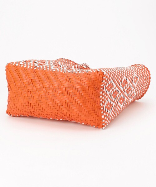 FREAK'S STORE（フリークスストア）の「【WEB限定】SANRAMI/サンラミ　2トーン編みバッグ（トートバッグ・レディース・ブラック/ゴールド/オレンジ・ONE SIZE）」の6枚目の写真