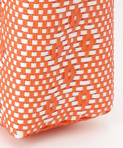 FREAK'S STORE（フリークスストア）の「【WEB限定】SANRAMI/サンラミ　2トーン編みバッグ（トートバッグ・レディース・ブラック/ゴールド/オレンジ・ONE SIZE）」の7枚目の写真