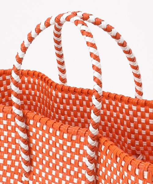 FREAK'S STORE（フリークスストア）の「【WEB限定】SANRAMI/サンラミ　2トーン編みバッグ（トートバッグ・レディース・ブラック/ゴールド/オレンジ・ONE SIZE）」の8枚目の写真