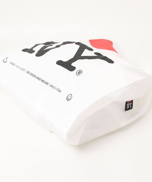 BAGGU(バグー)の「WEB限定/BAGGU/バグゥ NYスタンダード(エコバッグ/サブバッグ・レディース・ホワイト・FREE)」の5枚目の写真