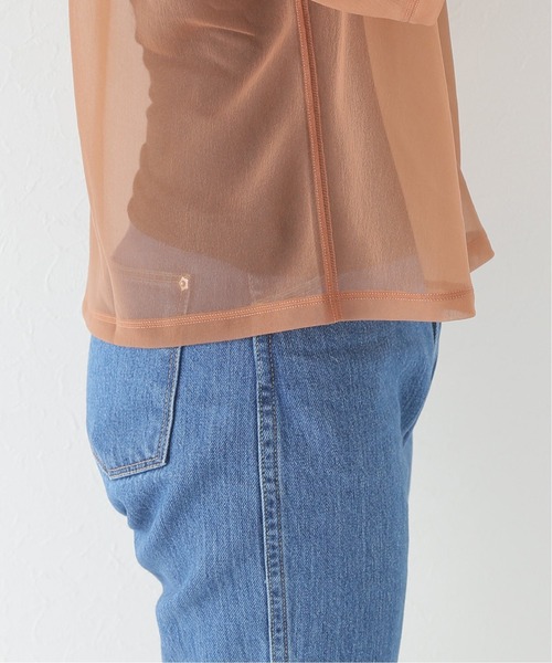 FRAMeWORK（フレームワーク）の「シアーTシャツ2◆（Tシャツ/カットソー・レディース・レンガ/ベージュ/アイボリー・FREE）」の15枚目の写真