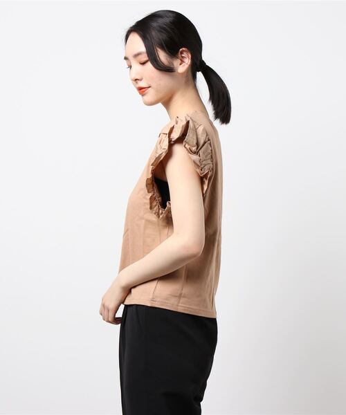 RETRO GIRL（レトロガール）の「袖切替Tee（Tシャツ/カットソー・レディース・ブラック/オフホワイト/オレンジ・FREE）」の9枚目の写真