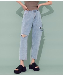 ANAP | サイドカットデニムテーパードパンツ(デニムパンツ)