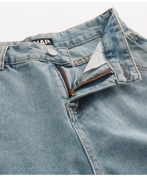 ANAP（アナップ）の「サイドカットデニムテーパードパンツ（デニムパンツ・レディース・ブルー・M/S）」の11枚目の写真
