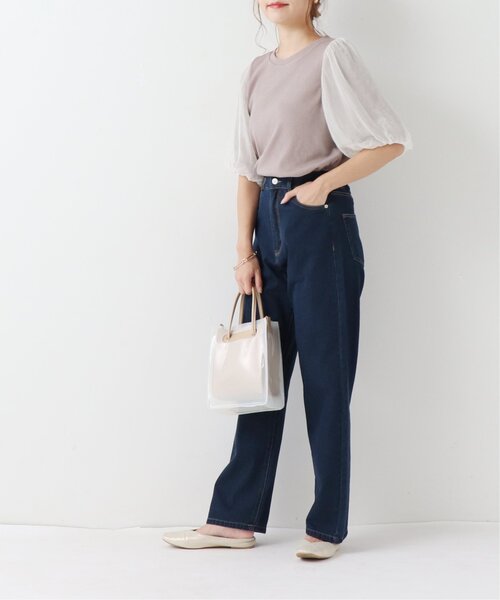 frames RAY CASSIN(フレームスレイカズン)の「デニムストレートパンツ(その他パンツ・レディース・インディゴブルー/ブルー・FREE)」の8枚目の写真