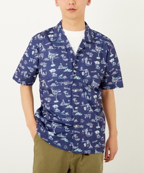 Ocean Pacific(オーシャンパシフィック)の「【OP / オーピー】メンズ半袖シャツ(シャツ/ブラウス・メンズ・ブラック/ネイビー/オフホワイト・X-LARGE/MEDIUM/LARGE)」の3枚目の写真