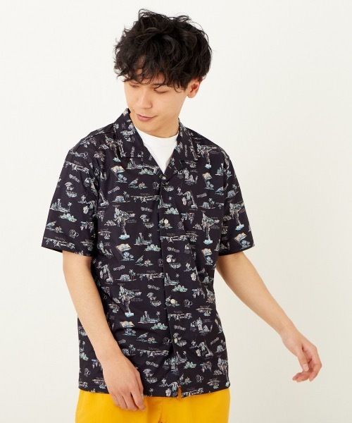 Ocean Pacific(オーシャンパシフィック)の「【OP / オーピー】メンズ半袖シャツ(シャツ/ブラウス・メンズ・ブラック/ネイビー/オフホワイト・X-LARGE/MEDIUM/LARGE)」の14枚目の写真