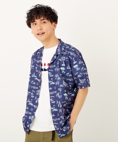 Ocean Pacific(オーシャンパシフィック)の「【OP / オーピー】メンズ半袖シャツ(シャツ/ブラウス・メンズ・ブラック/ネイビー/オフホワイト・X-LARGE/MEDIUM/LARGE)」の21枚目の写真