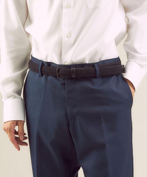 green label relaxing（グリーンレーベルリラクシング）の「ゴム メッシュ ソリッド ベルト（ベルト・メンズ・ダークブラウン/ブラック/ネイビー・MEDIUM/LARGE）」の8枚目の写真