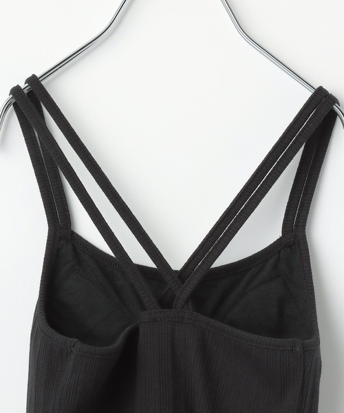 GLOBAL WORK（グローバルワーク）の「【AND YUA ANY】ファーストカップ付きキャミソール/952679（キャミソール・キッズ・ホワイト/ブラック・150cm/160cm）」の5枚目の写真