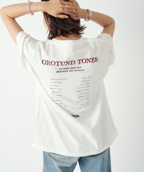 RIVE DROITE（リヴドロワ）の「METEOR Tour Tシャツ（Tシャツ/カットソー・レディース・ブラック/オフホワイト・FREE）」の6枚目の写真