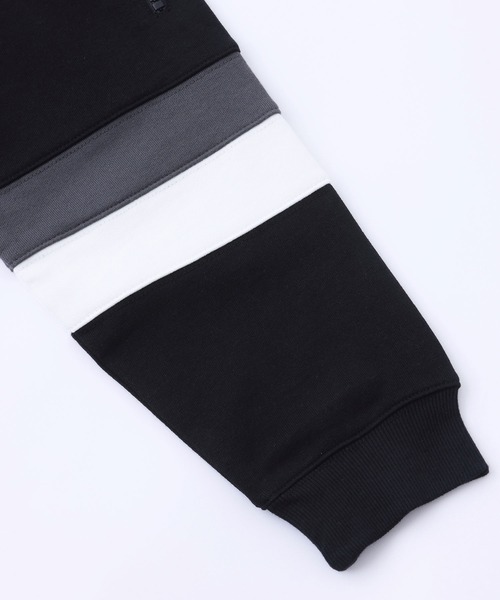 X-girl（エックスガール）の「BIG SWEAT TOP（スウェット・レディース・ライトブルー/ブラック/ベージュ・S/M）」の15枚目の写真