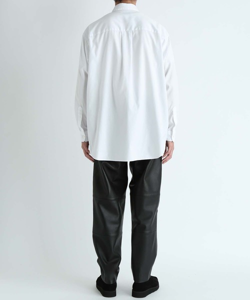 ADAM ET ROPE'（アダムエロペ）の「シープレザー ワイドテーパードパンツ/UNISEX（その他パンツ・メンズ・ブラック・M/S/L）」の18枚目の写真